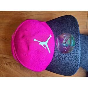 Jordan Kids Hot Pink and Black Jumpman Hat
